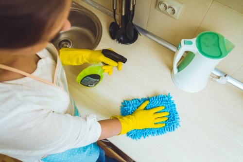 Customer complaint review process for a carpet cleaning service