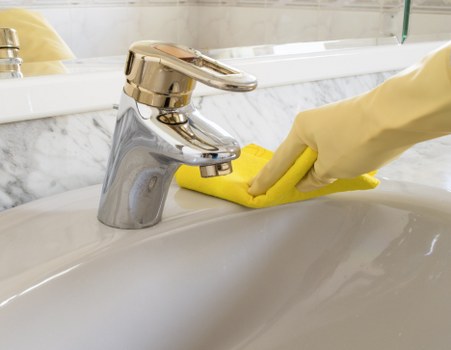 Freshly cleaned sofa improving home hygiene in Deptford